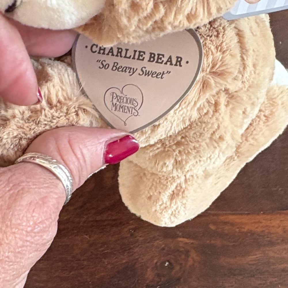 Precious Moments Charlie Bear Praying Plush Bear - Picture 4 of 8